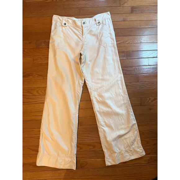 Banana Republic Off White linen cotton blend pants size 10 - Picture 11 of 11
